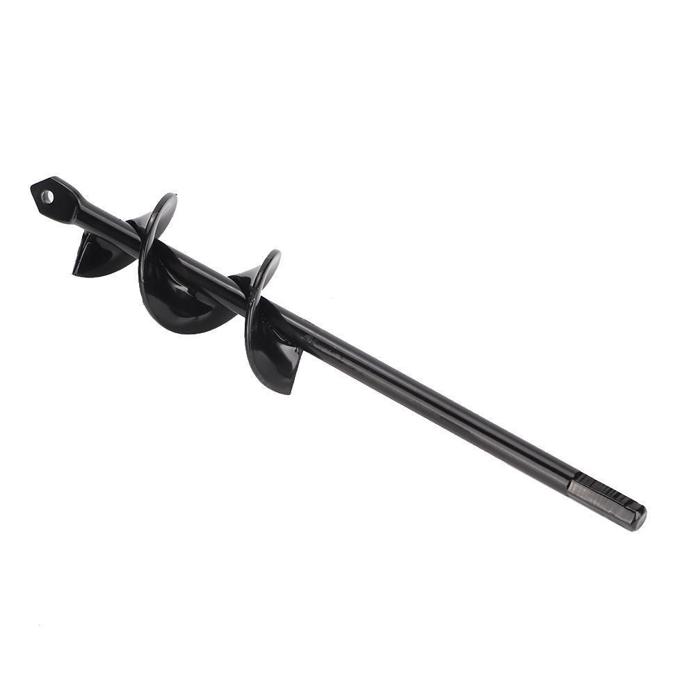 Garden Auger Hole Digger Drill Bit Attachment Yard Tool Plant Flower Bulb Auger 1.57*8.66in