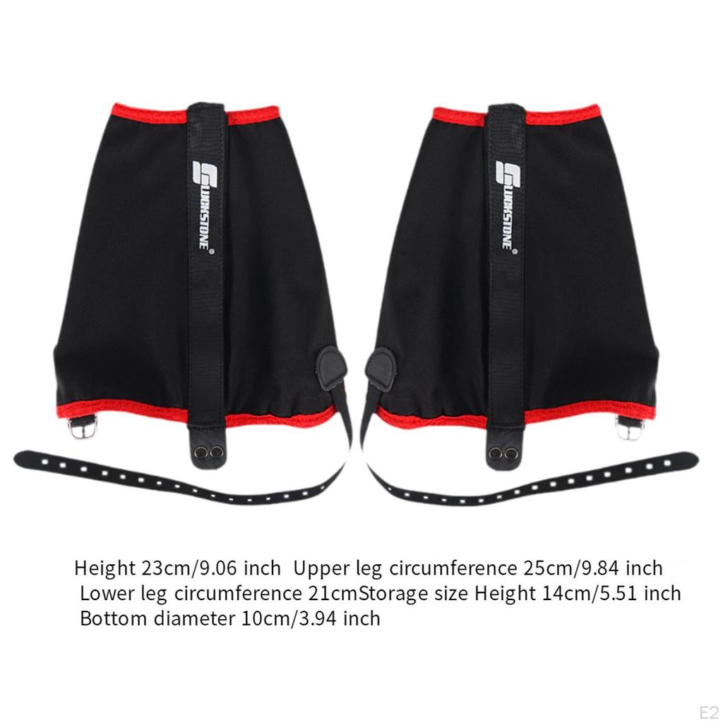 Leg Gaiters Booties Covers Comfortable Gaitersshoe Hiking Boots for Running Men