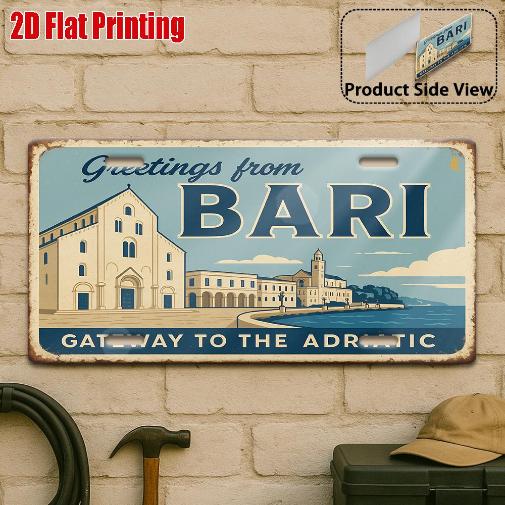 

D Flat pcVintage Metal Plaque for Decorative Purposes Only Outdoor Sign Wall Decor (xcm)Aluminum Sign of The Gateway 15x30cm(5.9x7.8inch)