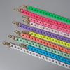 Candy Color Fish Bone Color Acrylic Resin Chain Contrasting Color Retro Handmade Removable Thick Chain Bag Decorative Chain