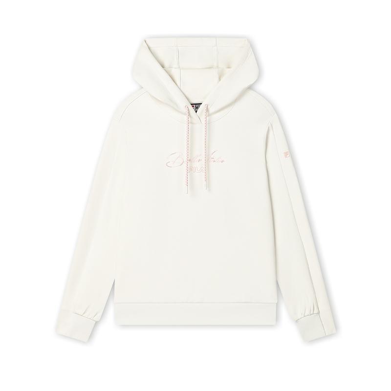 

New FILA Sweatshirt Women s Mist Lotus White F11W443201FIV 165/84A/M