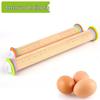 Adjustable Beech Wood Rolling Pin with Christmas Scale for Dough
