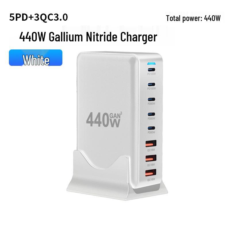200W High-Power Multi-Port GaN Charger with PD100W Fast USB Charging for Mobile Phones