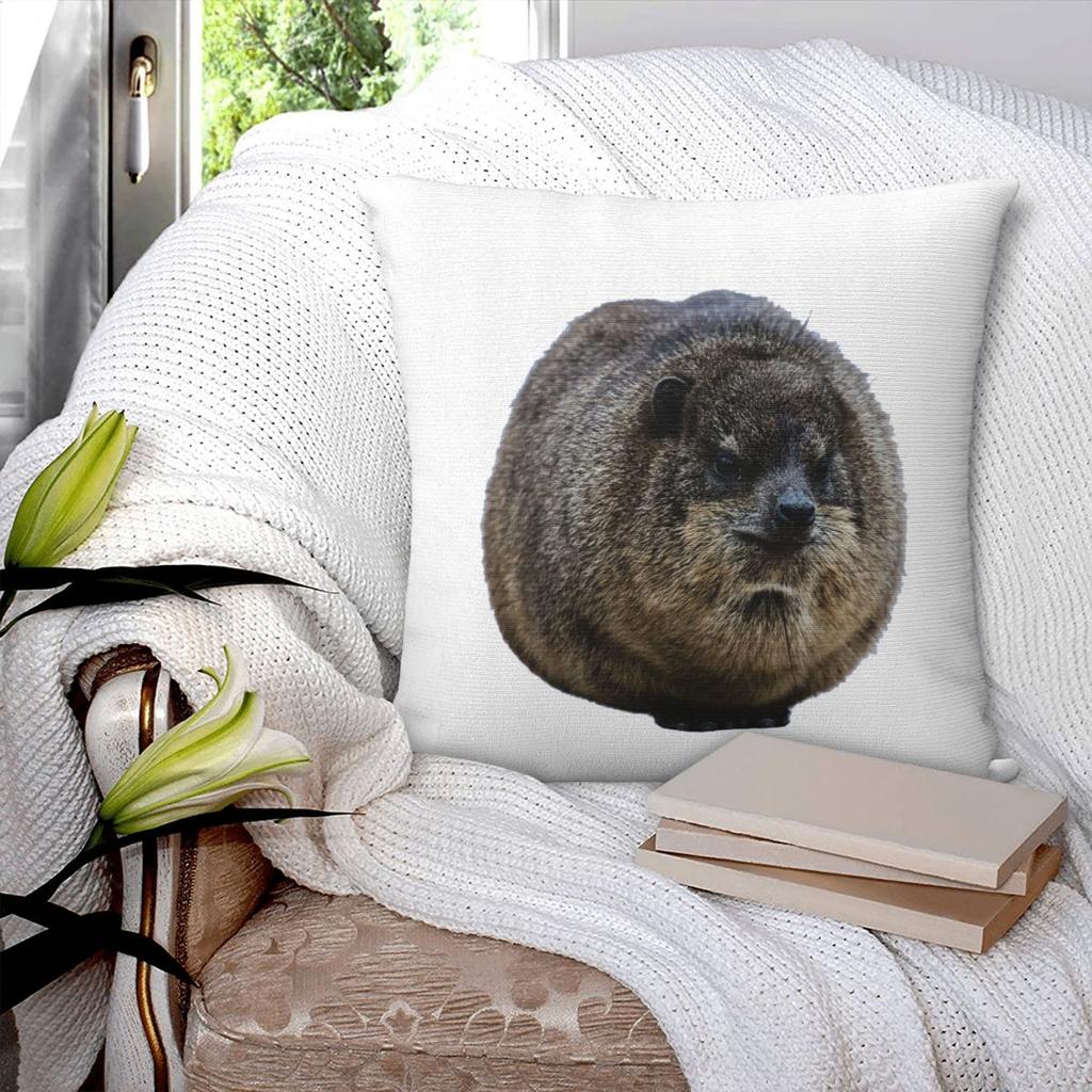 Hyrax Coquette Or Croquette Square Pillowcase Pillow Cover Cushion Zip Decorative Comfort Throw Pillow for Home Living Room