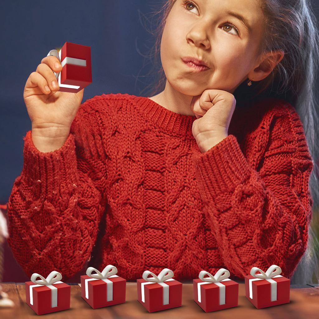 3D-gedruckte Weihnachtsgeschenkboxen, Weihnachtsschmuck, Kreative Miniatur-Weihnachtsgeschenke