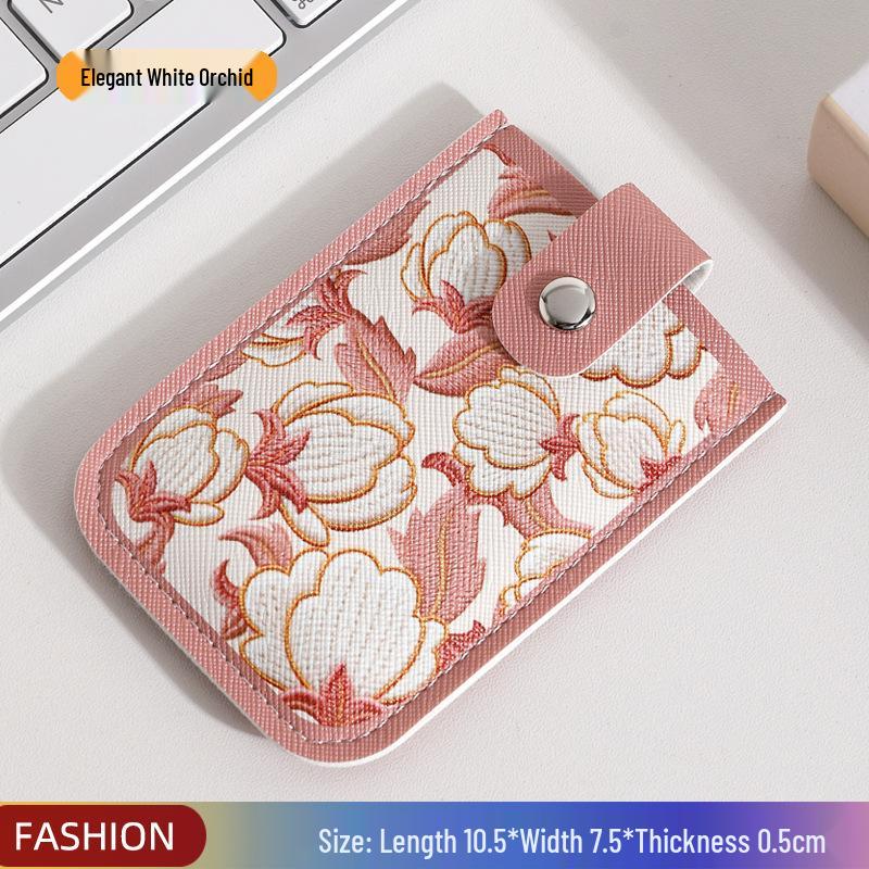 Stylish Multi-Slot Cartoon ID Card Holder - Large Capacity, Slim Design
