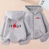 Ropa Deportiva para Niños, Chaquetas Deportivas Holgadas, Niños y Niñas de 3 a 13 Años, Ropa Deportiva con Cremallera y Sudaderas con Capucha para Adolescentes