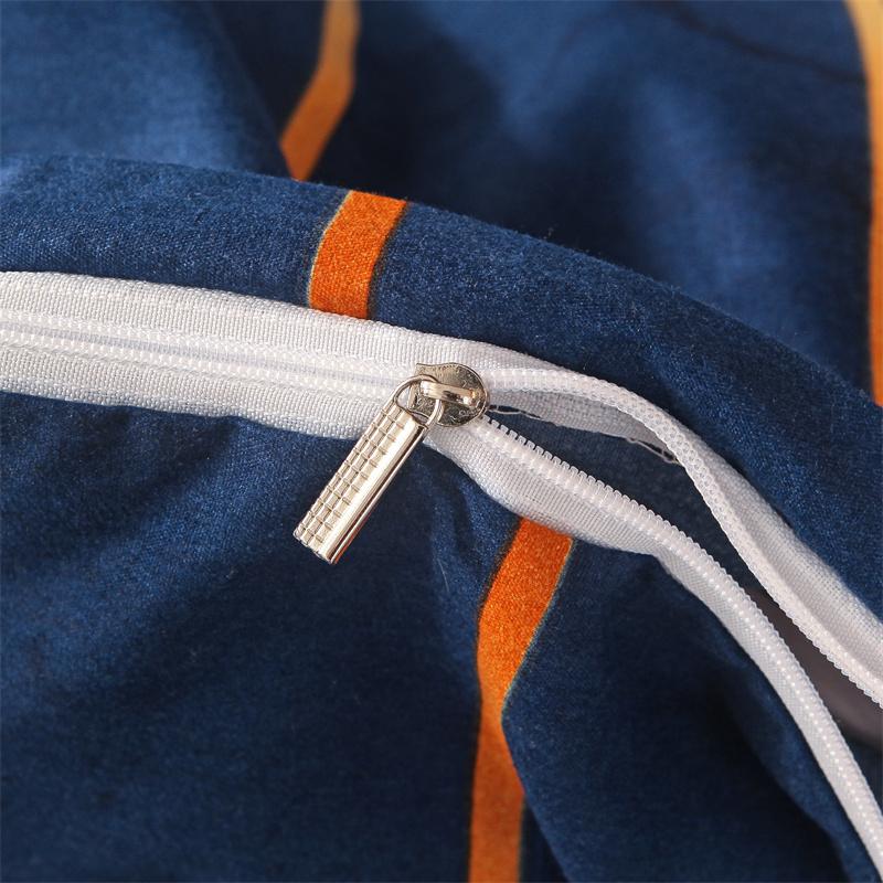 Blue Duvet Cover Collection  3Pcs Geometric Luxury Comforter Cover Blue Honeycomb Diamond Bedding Gilt Gold Bedding Collection With Zipper