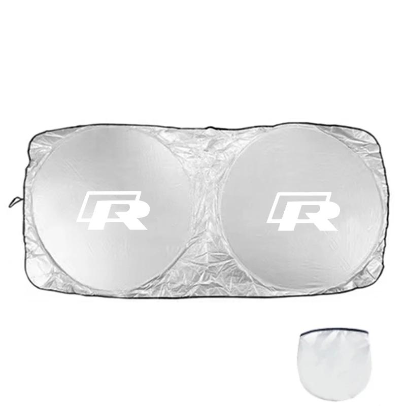 Für VOLKSWAGEN VW Auto Windschutzscheiben Sonnenschutz Abdeckung Blöcke Strahlen Schutz Auto Innenraum Für Volkswagen VW RLine R GTI Golf Amarok