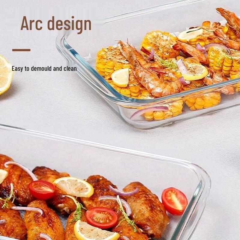 Saikeyou Heat-Resistant Glass Rectangular Baking Dish