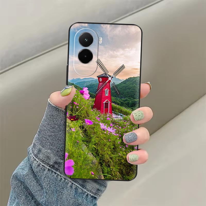 Soft Case For Xiaomi Poco M7 4G Case Cartoon Back Cover For Xiaomi Poco M7 Pro 5G Protective Animal Bumper PocoM7 m 7 Cool Bags