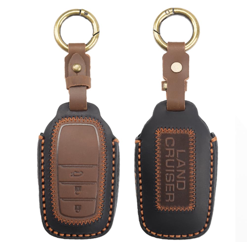 

SAWAKAKI Toyota Land Cruiser 250 Series Exclusive Key Case, Smart Key Cover, Key Holder, чёрный