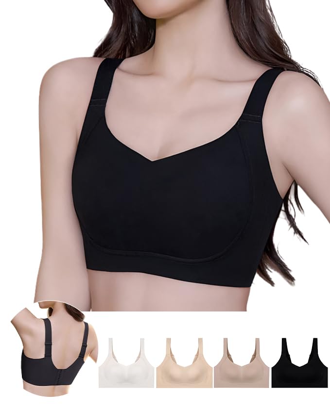 

Бесшовный Меньший Меньший Бюстгальтер на 2 чашки меньше Без высокой боковины Уменьшает Без утягивания Красивый Бюстгальтер Ночь Большой Размер [veimia] Бюстгальтер, [Прибл. Бюстгальтер, чёрный