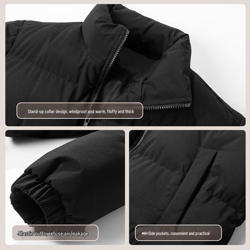 Baleno Men's 2025 Winter Thickened Stand Collar Padded Jacket