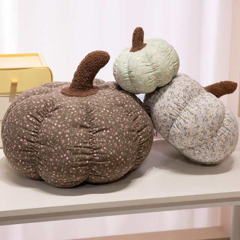 30cm Nordic printing Pumpkin Plush Pillows Soft Cute Pumpkin Pillow Cushions Kawaii Home Room Decor