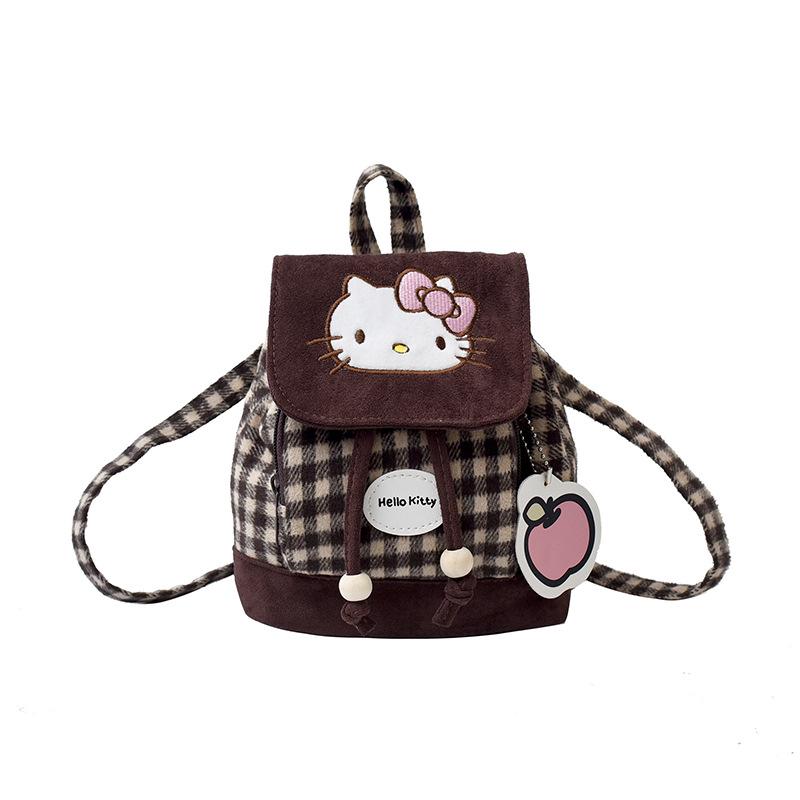 

Милый мини-рюкзак в японском стиле с котенком - Мода осень/зима для девочек Small 18*10*18