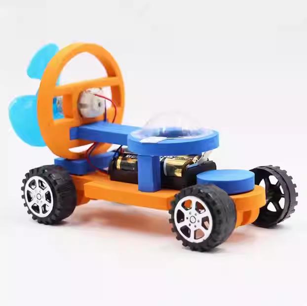 F1 Paddle Electric Wind-Powered Racing Car DIY Science Kit Other