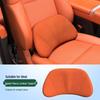 Ideal MEGA Headrest Neck & Lumbar Support Cushion – Suede Pillow for Car Interiors
