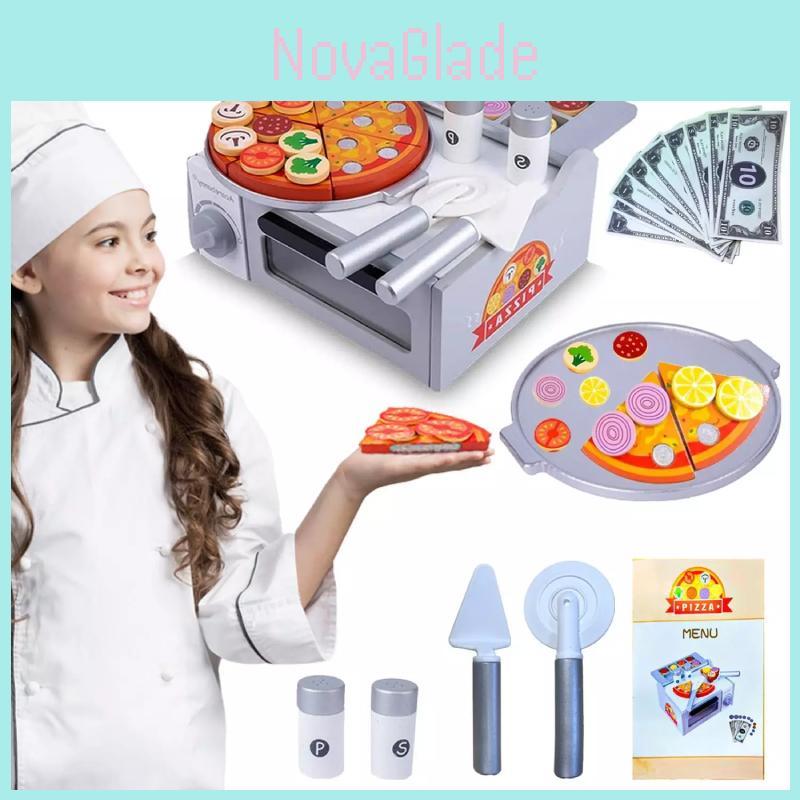 En71ce Wooden Pretend Play Kitchen Toy Set With Safe And Eco-friendly Features For Kids