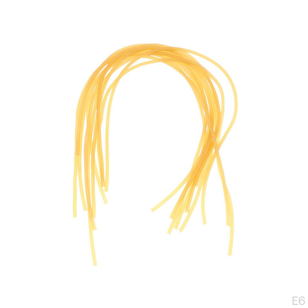 10 Pieces Dulcimer Hose Rubber Tube For Bamboo Parts