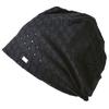 CHARM Mapi Mesh Summer Knit Hat Cool and Stylish for Perfect for Summer [Free Size/Black] Women,