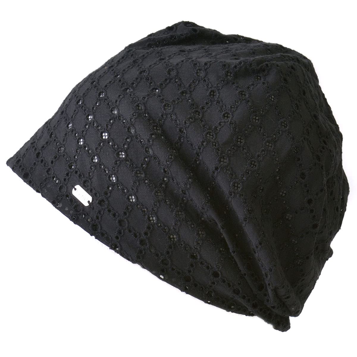 

CHARM Mapi Mesh Summer Knit Hat Cool and Stylish for Perfect for Summer [Free Size/Black] Women, чёрный