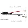 H1/H3 Headlight Converter Cable Adapter with Bracket