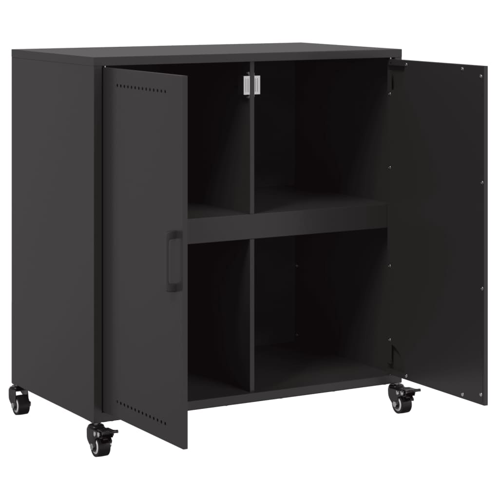 Sideboard Black 68 x 39 x 72 cm Steel