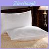 Hotel Pillow Inner With Polyester Cotton For Adult Sleep In White