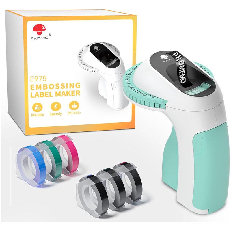 Phomemo E975 Stylish Portable Ribbon Label Printer for DIY Home Logos