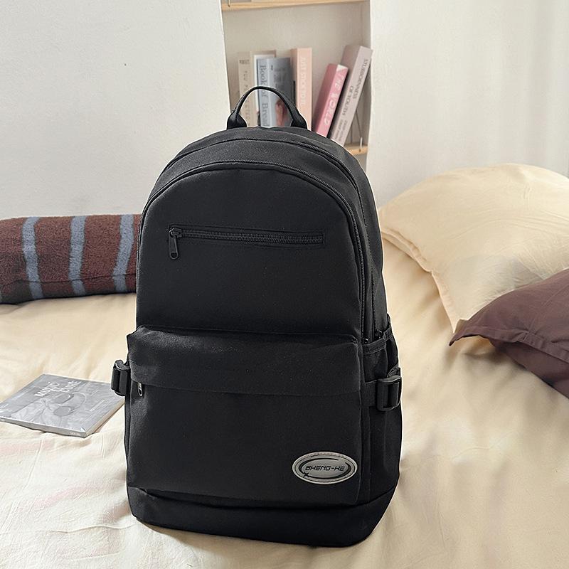 New Japanese school bag ins niche versatile simple large-capacity backpack junior high school student casual computer backpack