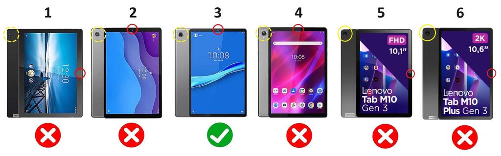 Hülle für Lenovo Tab M10 FHD Plus 10,3 TB-X606X X606