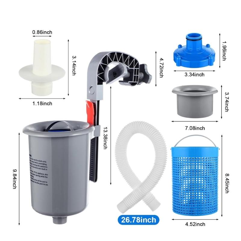 Household Pool Slag Blocker Cleaning Tool Pool Maintenance Cleaning Tool Pool Skimming Equipment Accessories