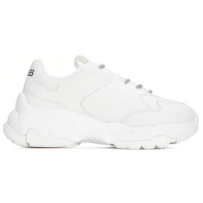 MLB Big Ball Chunky Low Top Chunky Sneakers Unisex Ecru Sneakers 3ASHCS12N-50WHS