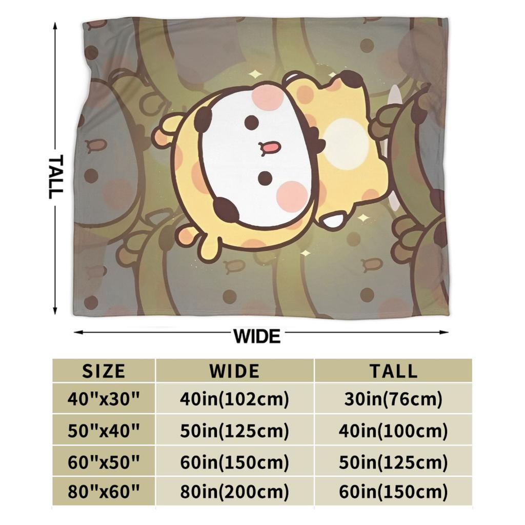 Bubu and Dudu Series Blanket Warm Soft Novelty Plush Throw Blanket For Living Room Picnic Flannel Bedspread Bed Cover