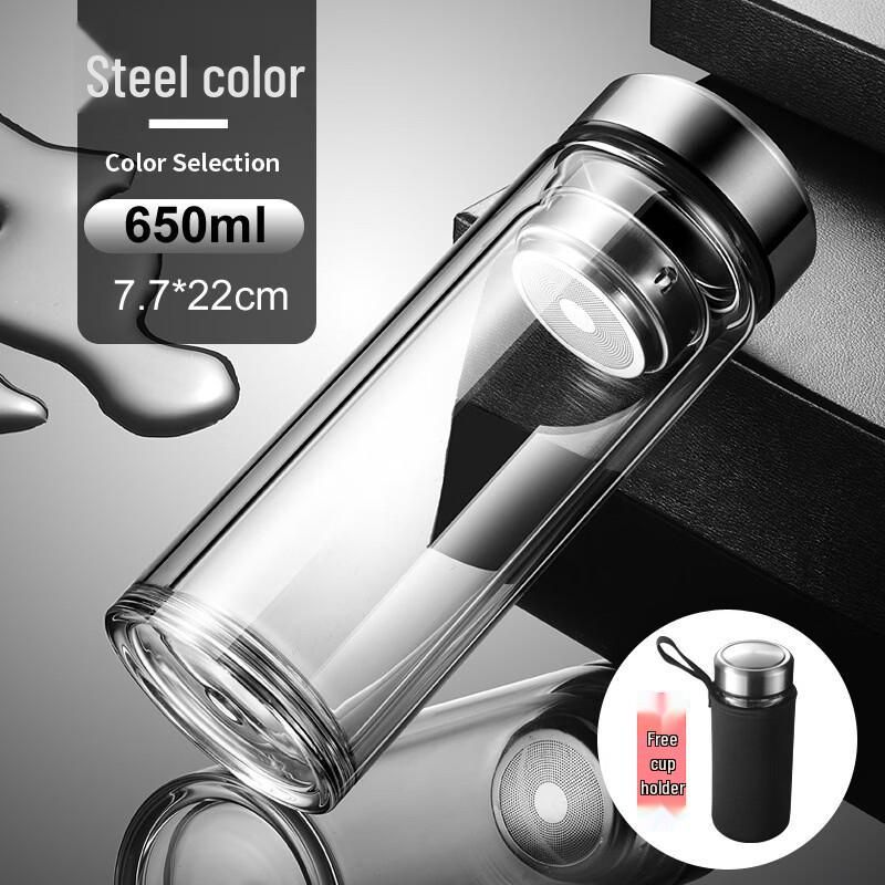 Shixun Double-Layer High Borosilicate Glass Mug