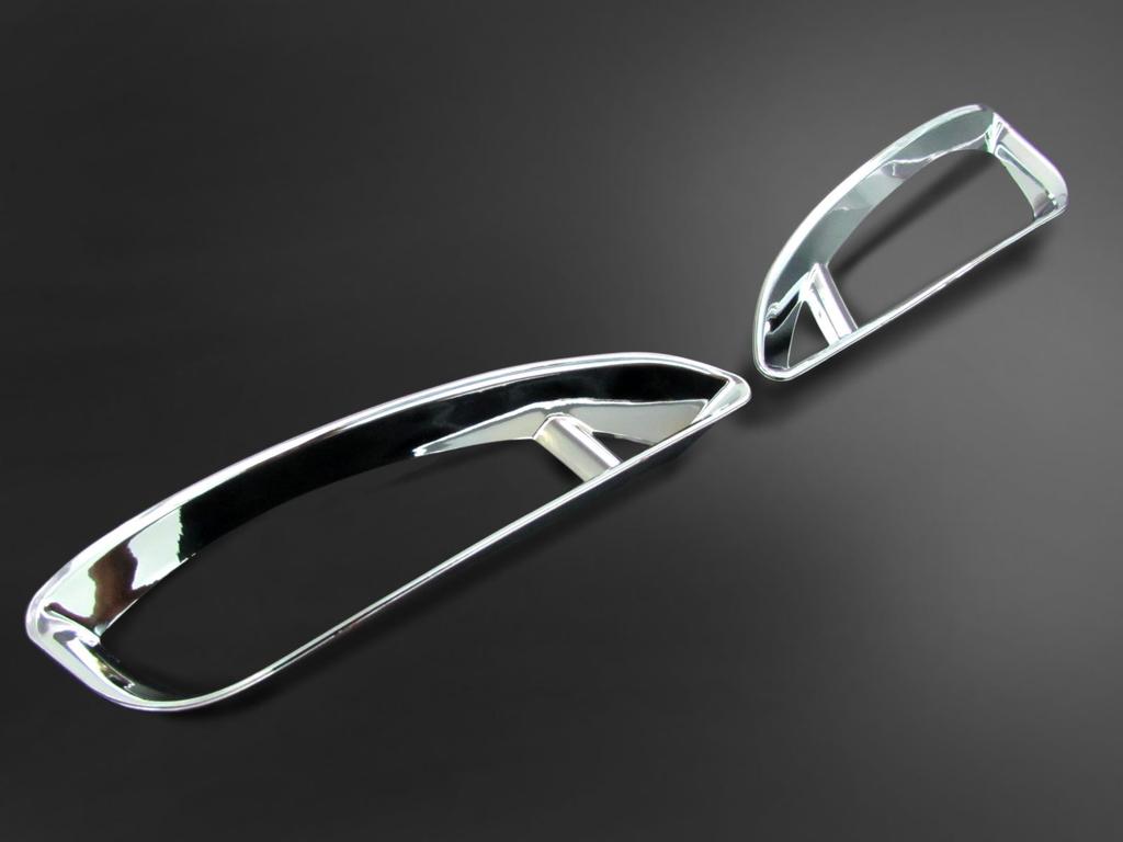 BRIGHTZ Chrome Fog Light Type for Toyota Alphard ANH Part 13861 Covers, A, (Pre-facelift 2020/2025) [FOG-COV-057], ANH20W, ANH25W, GGH20W, GGH25W,