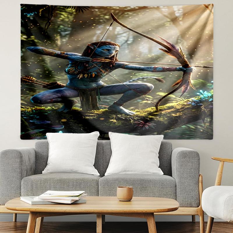 Avatar Print Tapestry, Lightweight Wall Hanging, for Bedroom, Dorm, Living Room, Home Art Decor - Birthday Christmas Gift for Friends