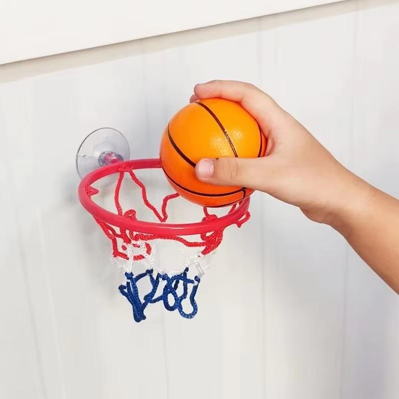 Kinder Indoor Mini Basketballkorb Set mit Saugnapf Wandmontage Heim Sportspiel Kinder Übung Spaß Basketballkörbe Set