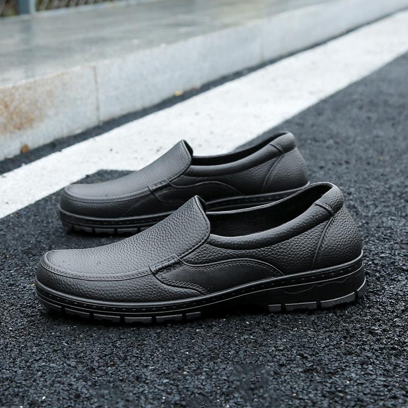2025 Men's Rain Shoes Low Tube Outer Wear Fashion Versatile Kitchen Outdoor Waterproof Shoes Summer Outdoor Rain Boots Men