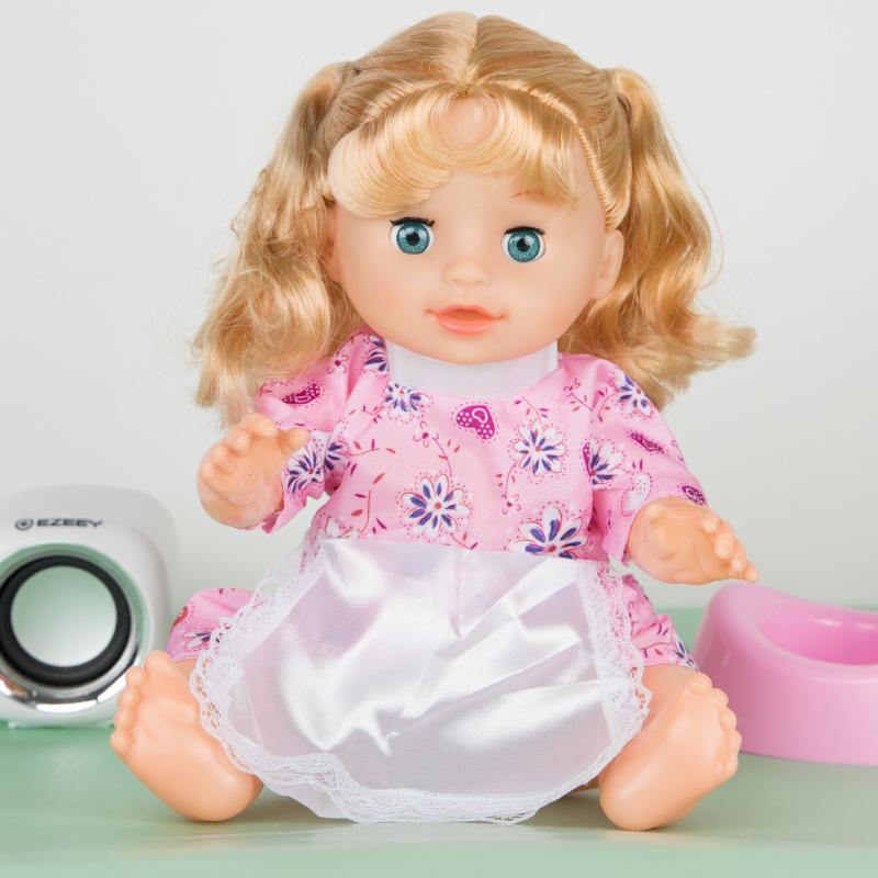 Fat Boy Baby Doll Simulation Playing House Talking Girl Princess Dress Up Blinking Children's Toys New Year's Goods