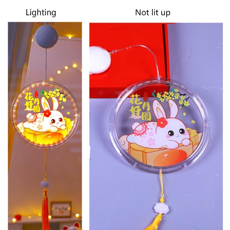 Colorful Autumn Celebration Suction Hanging Ornament Moon Festival Suction Wall Hangings Ornament Stylish Decors