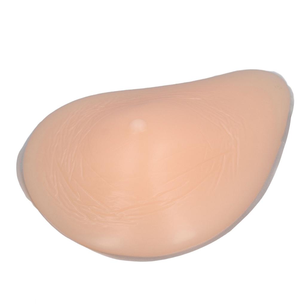 Silicone Boob Form Mastectomy Prosthesis Asymmetrical Shape Deep Concave Realistic Feeling Soft Boobs Insert