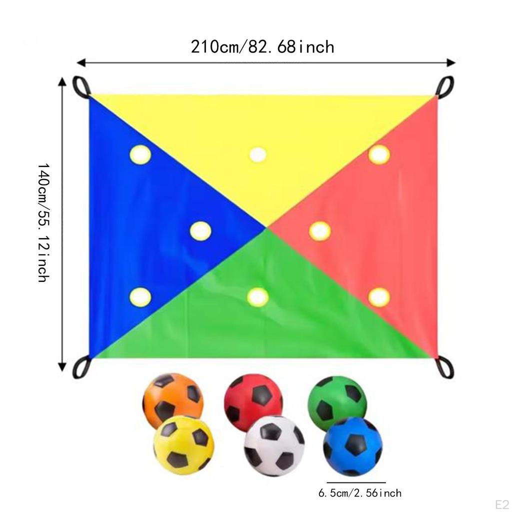 Lochplane Übungsaktivitäten Spielen im Freien mit Ball Teambuilding-Spiel für Schüler