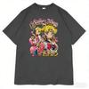 2026 Fashion Cotton Sailor Moon Lost Americana Tsukino Usagi Y2K TShirt Unisex High Quality Casual Parentchild Cotton Soft Tee
