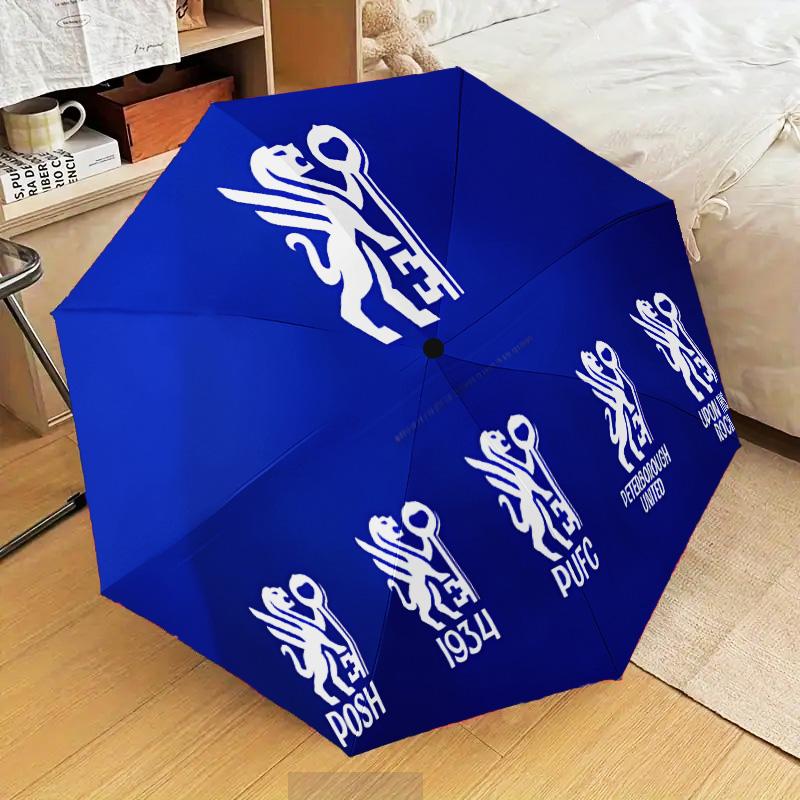 Peterborough Crest Automatic Folding Umbrella - 8-Rib Travel Umbrella with Auto Open/Close & Portable Gifts for holidays or birthdays