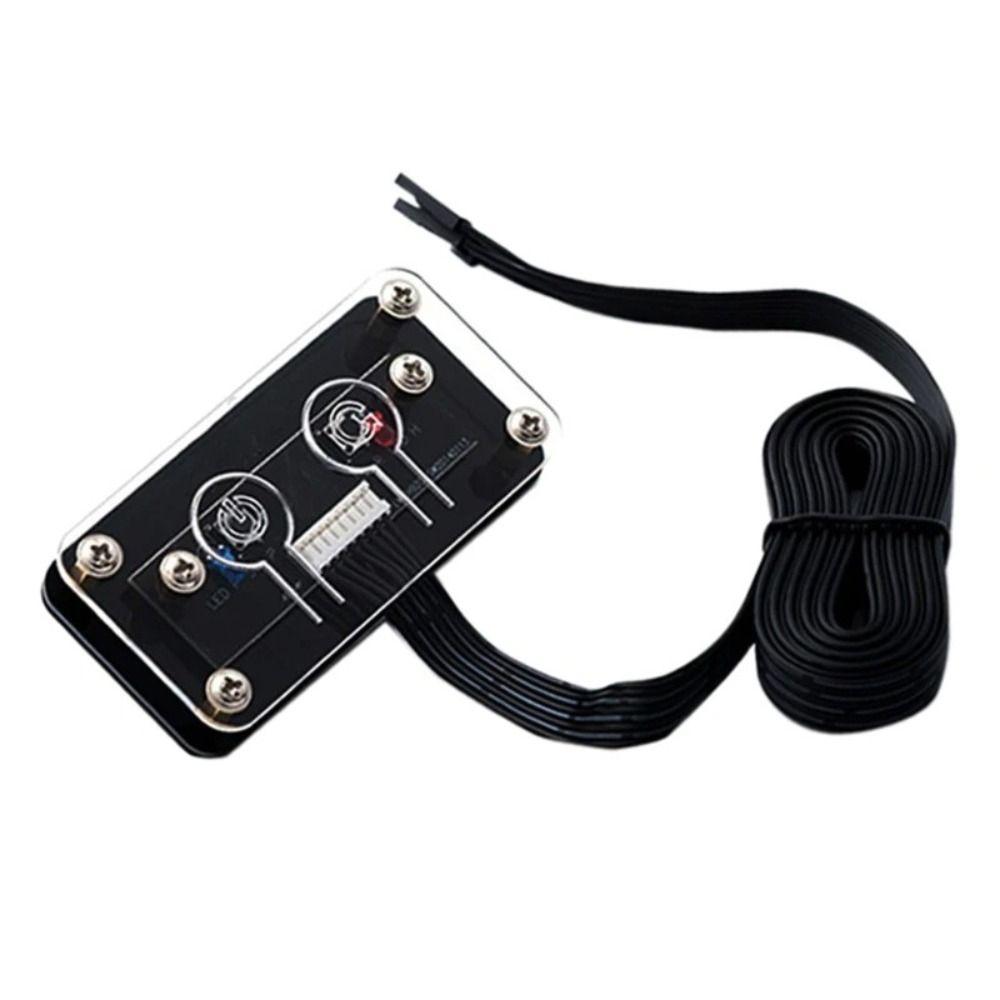Transparent PC Power Switch Acrylic Power Button External Power Supply  Desktop Computer