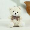 Plush Cuddly Teddy Bear Keychain Cute Coral Fleece Animal Gift For Kids And Adults
