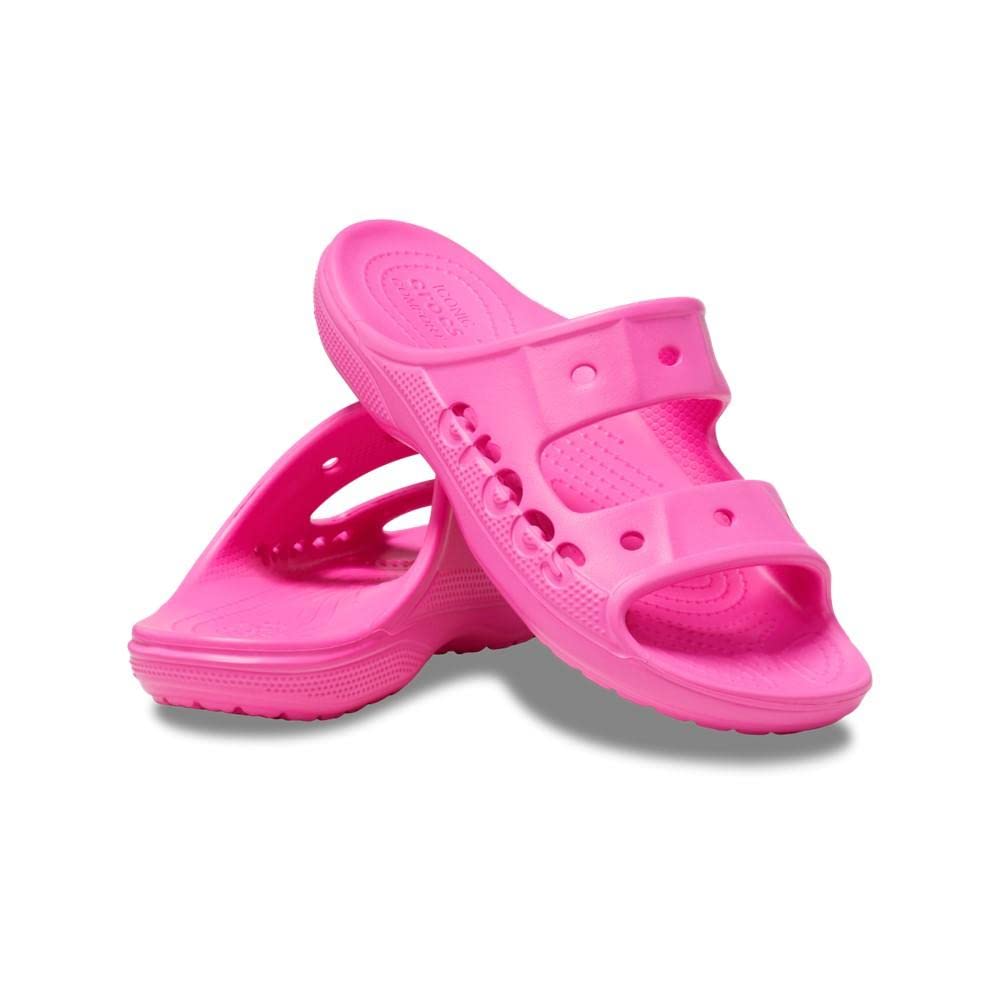 Crocs Unisex Baya Electric 24cm Sandals, Pink,