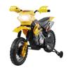 Elektrisches Kindermotorrad, Motocross für Kinder mit 6V-Akku, Scheinwerfern, Musik und Stützrädern, 3 bis 6 Jahre, Belastung 25KG
